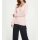 Rippenstrickpullover m. Cut-Outs, softrosé