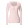 Rippenstrickpullover m. Cut-Outs, softrosé