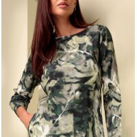 Jerseykleid, khaki-lindgrün