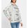 Kapuzensweatshirt mit Foliendruck, ecru