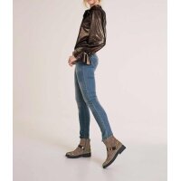 Bluse m. Schluppe, bronzefarben