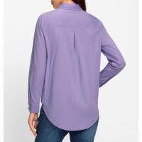 Hemdbluse m.Schmuckknöpfen, lavendel