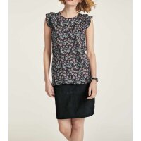 Блузка, черно-пестрая
