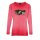 Feinstrickpullover m. Pailletten, rot