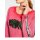 Feinstrickpullover m. Pailletten, rot