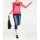 Feinstrickpullover m. Pailletten, rot