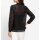 Blouse with top, black-patterned