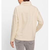 Turtleneck sweater with glitter stones, ivory