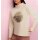 Turtleneck sweater with glitter stones, ivory