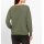 Sweter z nadrukiem w kolorze khaki-czarnym