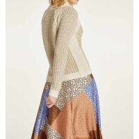 Turtleneck sweater, ecru
