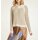 Turtleneck sweater, ecru