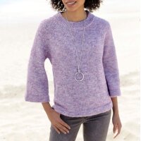 Multicolor-Pullover, hortensie-meliert