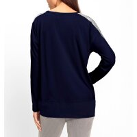 Shirt m. Glitzerschriftzug, marine