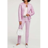 Designer-Steppjacke m. Rüschen, rosé