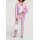 Designer quilt jacket with ruffles, rosé