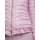 Designer quilt jacket with ruffles, rosé