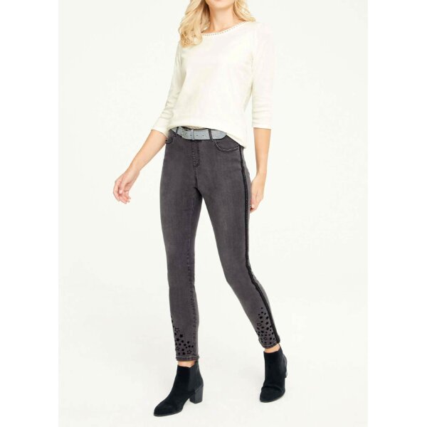 Denim leggings, grey-used
