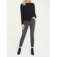Denim leggings, grey-used