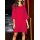 Designer-Chiffonkleid, rot