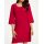 Designer-Chiffonkleid, rot
