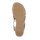 Leather sandal, gold coloured