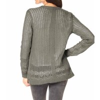 Strickjacke, grau