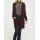 Designer-Longstrickjacke, weinrot