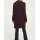 Designer-Longstrickjacke, weinrot