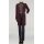 Designer-Longstrickjacke, weinrot