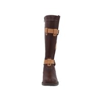 Lederstiefel m. Warmfutter, braun-cognac
