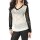 Pullover m. Nieten, ecru-schwarz