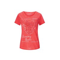 Shirt m. Spitzenbesatz und Pailletten, hummer