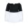 2-in-1-Designer-Blusen-Sweatshirt, schwarz-weiß
