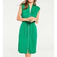 Jerseykleid m. Reißverschluss, grün