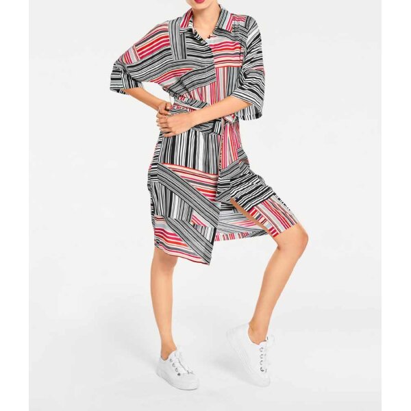 Designer-Druckkleid, bunt