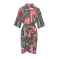 Designer-Druckkleid, bunt