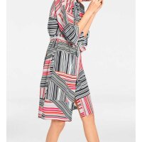 Designer-Druckkleid, bunt