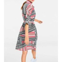 Designer-Druckkleid, bunt