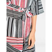 Designer-Druckkleid, bunt