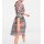 Designer-Druckkleid, bunt