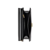 Handtasche m. Schmuckschließe, schwarz