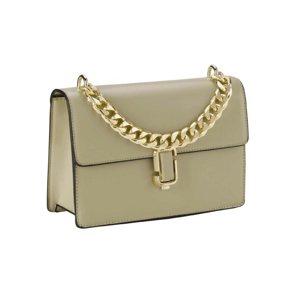 Handtasche m. Kettenhenkel, beige
