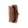 Bag with bamboo handle, cognac