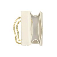 Handtasche m.Kettenbesatz, ecru