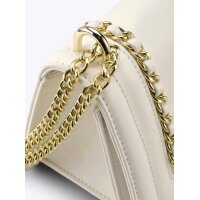 Handtasche m.Kettenbesatz, ecru