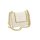 Handtasche m.Kettenbesatz, ecru