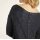 Fine knit sweater, black-silver