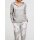 Sweat jacket, light taupe - patterned