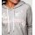 Sweat jacket, light taupe - patterned